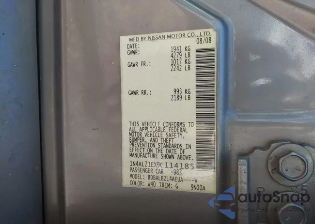 1N4AL21EX9C114185: 43801478