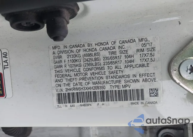 2HKRW6H3XHH209350: 43800559