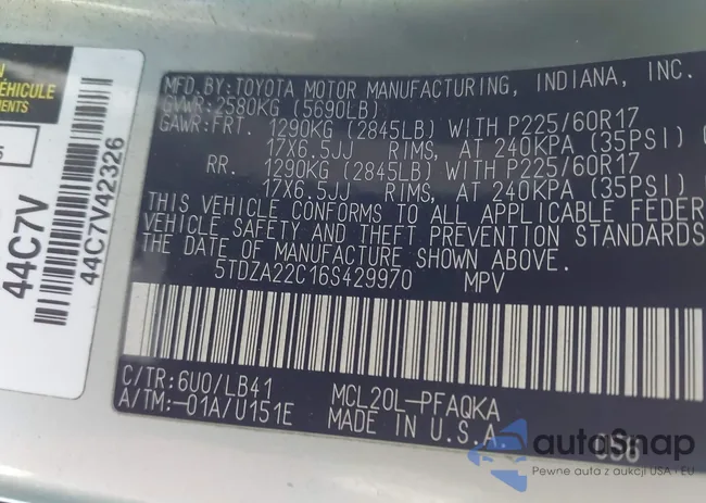 5TDZA22C16S429970: 43800654