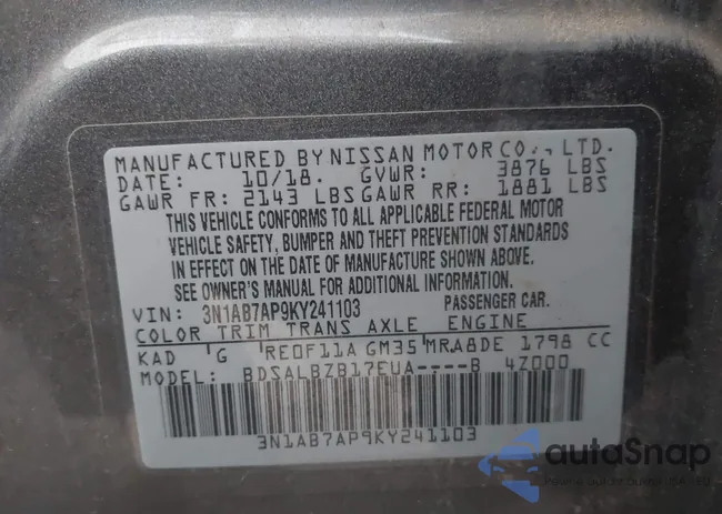 3N1AB7AP9KY241103: 43802056