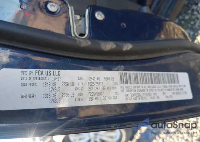 3C4PDDBG1JT197253: 43802109