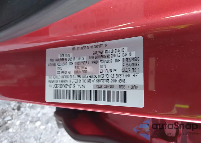 JM3KFBCM8K0540319: 43802282