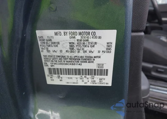 1FMCU0DG9CKB51142: 43802295