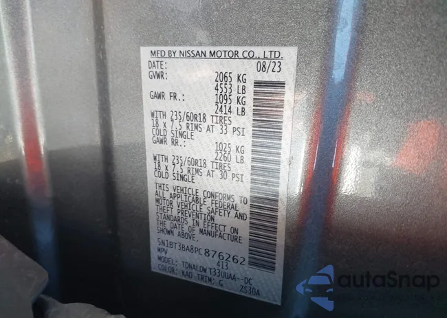 5N1BT3BA8PC876262: 43802338