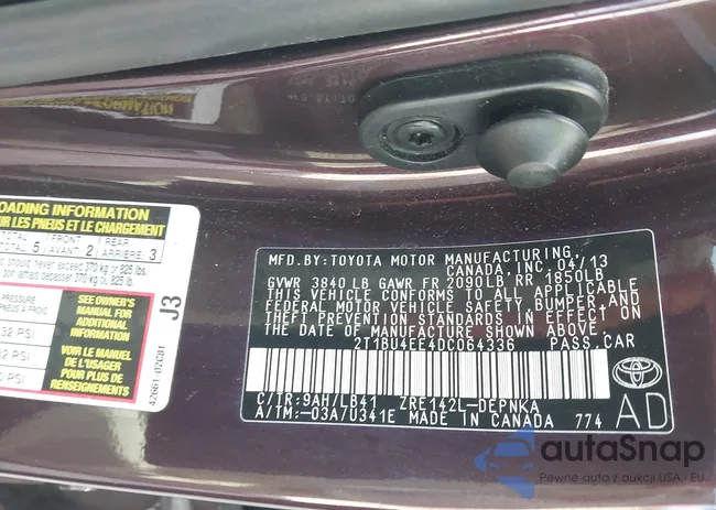 2T1BU4EE4DC064336: 43802379