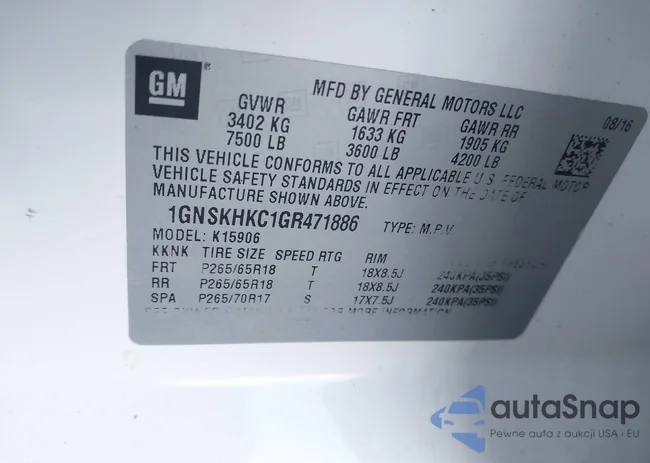 1GNSKHKC1GR471886: 43802450