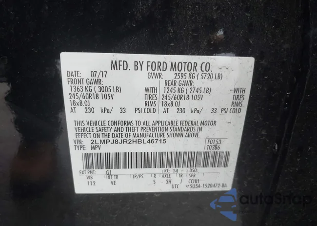 2LMPJ8JR2HBL46715: 43801562