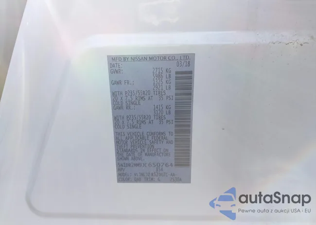 5N1DR2MM9JC650764: 43801634