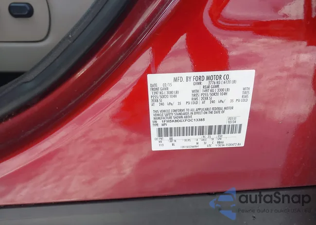 1FM5K8D8XFGC13385: 43801793