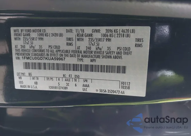 1FMCU0GD7KUA59967: 43801880