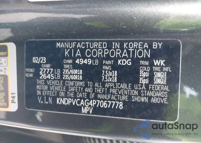 KNDPVCAG4P7067778: 43801894