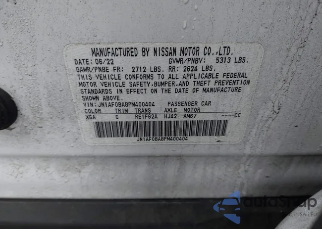 JN1AF0BA8PM400404: 43801936