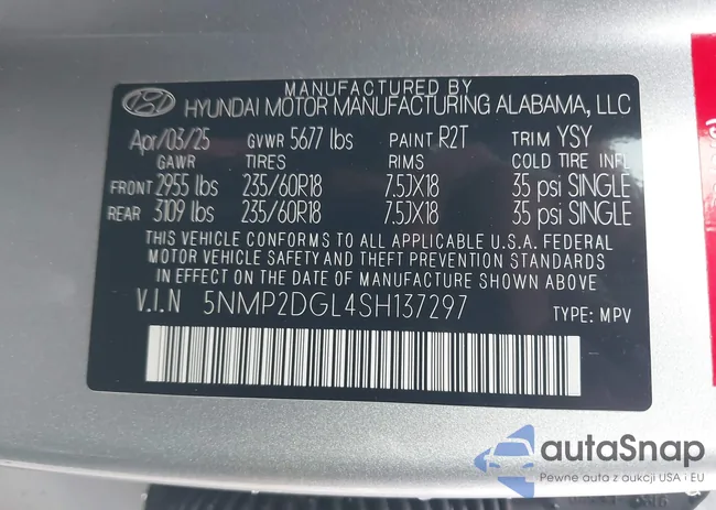 5NMP2DGL4SH137297: 43803045