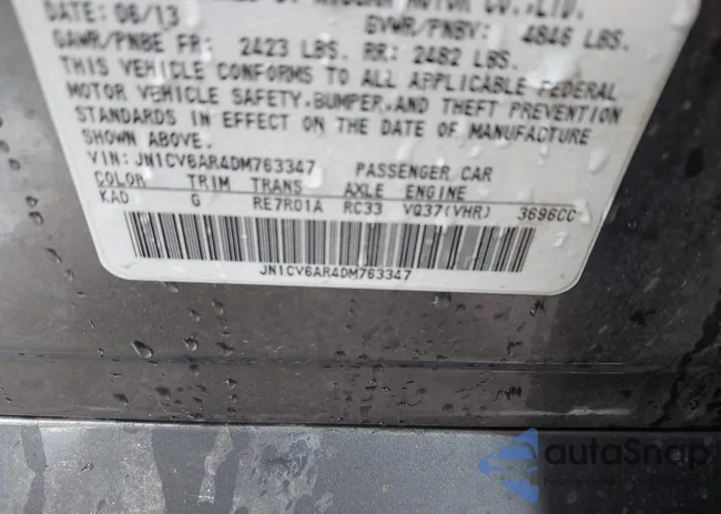JN1CV6AR4DM763347: 43803125