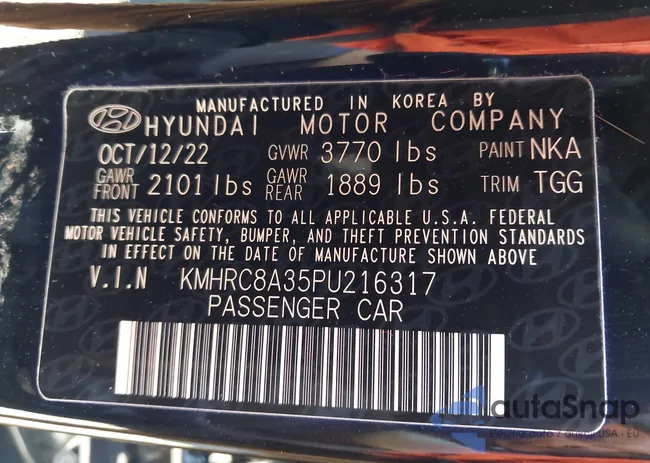 KMHRC8A35PU216317: 43803145