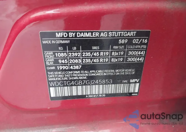 WDCTG4GB7GJ245853: 43803451