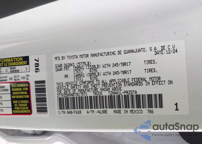 3TYKD5HN4RT017571: 43803492