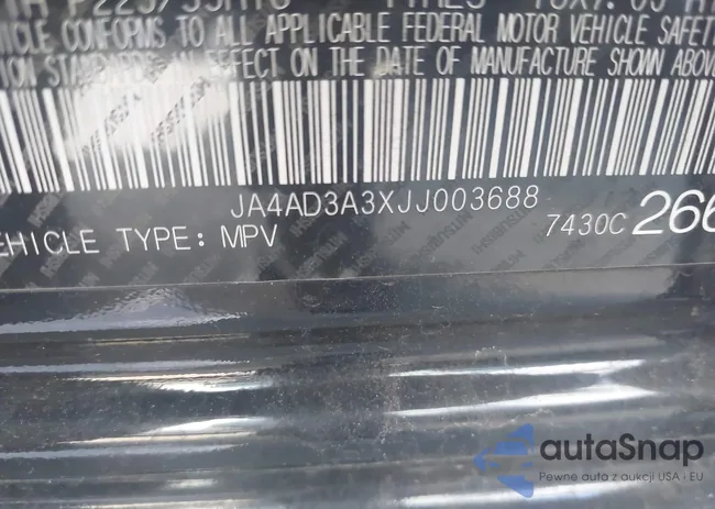 JA4AD3A3XJJ003688: 43803513