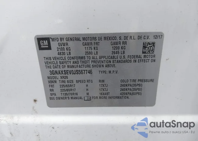 3GNAXSEV0JS567746: 43802572