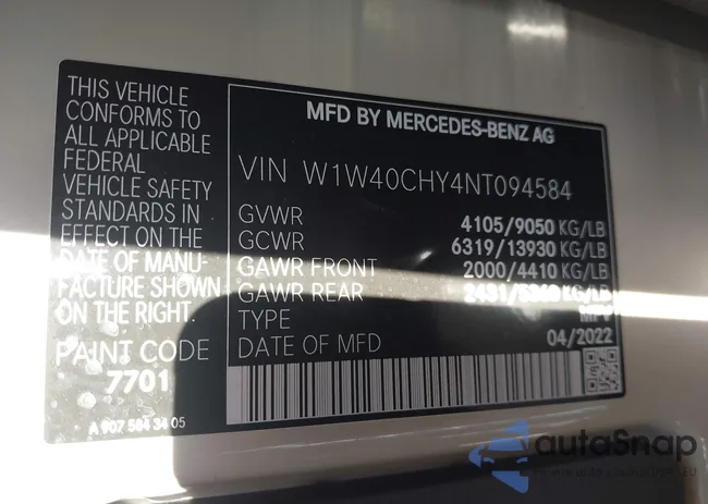 W1W40CHY4NT094584: 43802629