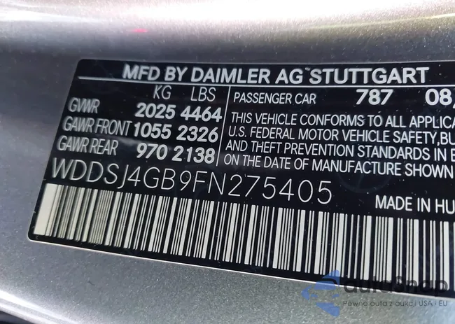 WDDSJ4GB9FN275405: 43802644