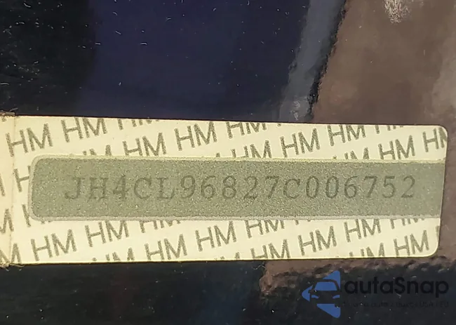 JH4CL96827C006752: 43802867