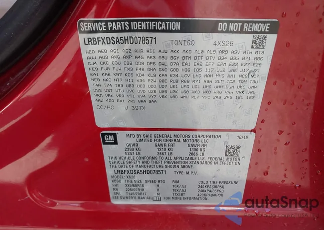 LRBFXDSA5HD078571: 43803969