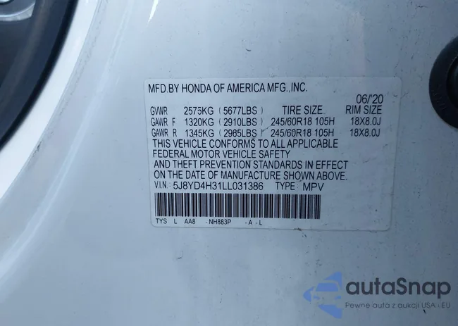 5J8YD4H31LL031386: 43804209