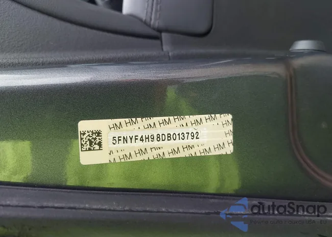 5FNYF4H98DB013792: 43804344