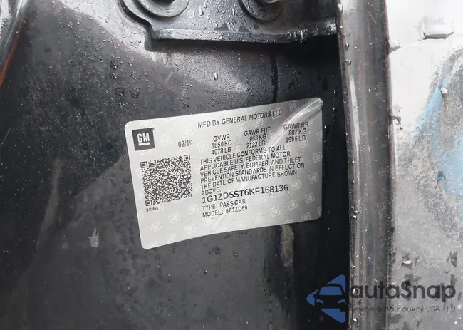 1G1ZD5ST6KF168136: 43804444