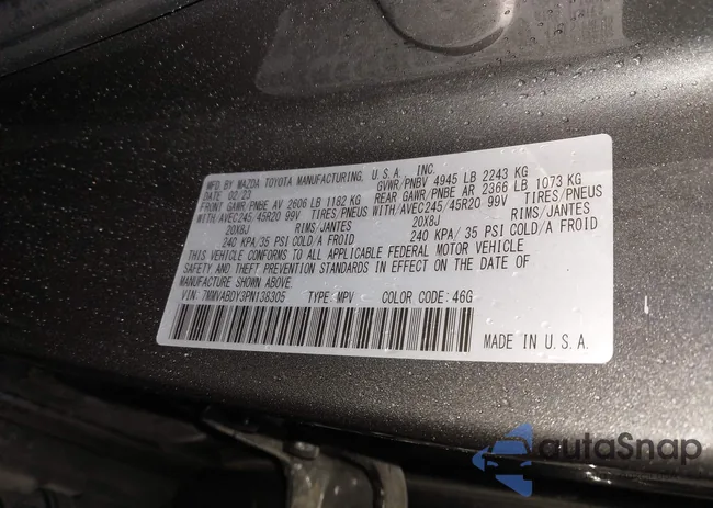 7MMVABDY3PN138305: 43803633