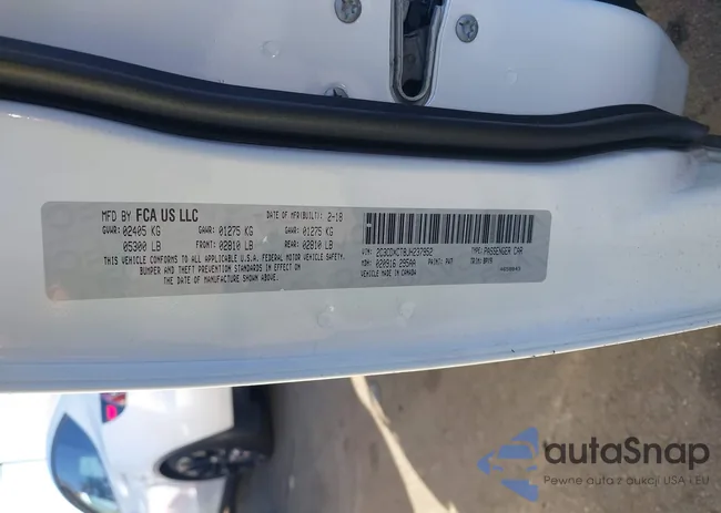 2C3CDXCT8JH237952: 43803650