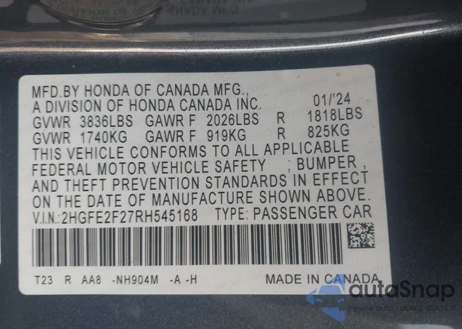 2HGFE2F27RH545168: 43804956