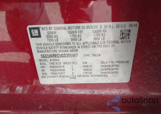 3GCUKREC9GG355967: 43804973