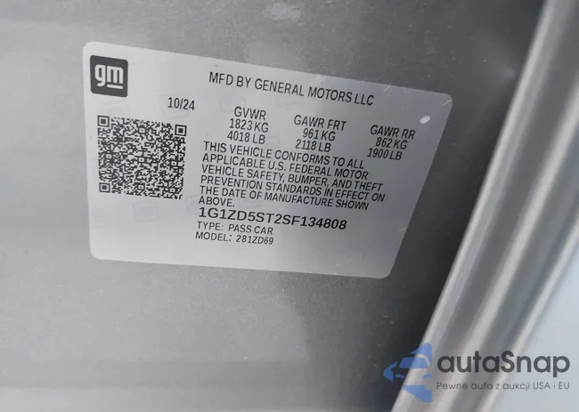 1G1ZD5ST2SF134808: 43805009