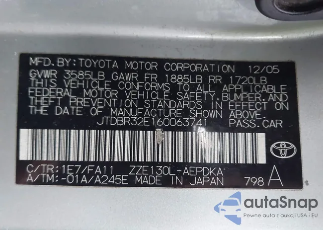 JTDBR32E160063741: 43805346