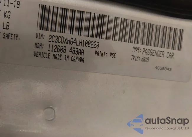 2C3CDXHG4LH108220: 43804714