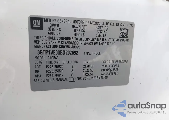 3GTP1VE00BG202692: 43804871