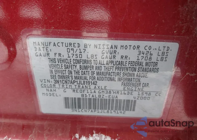 3N1CN7AP1JL819142: 43806032