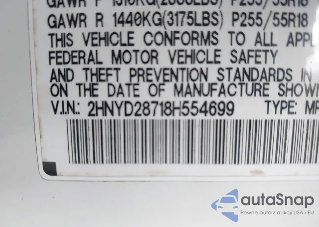 2HNYD28718H554699: 43806122
