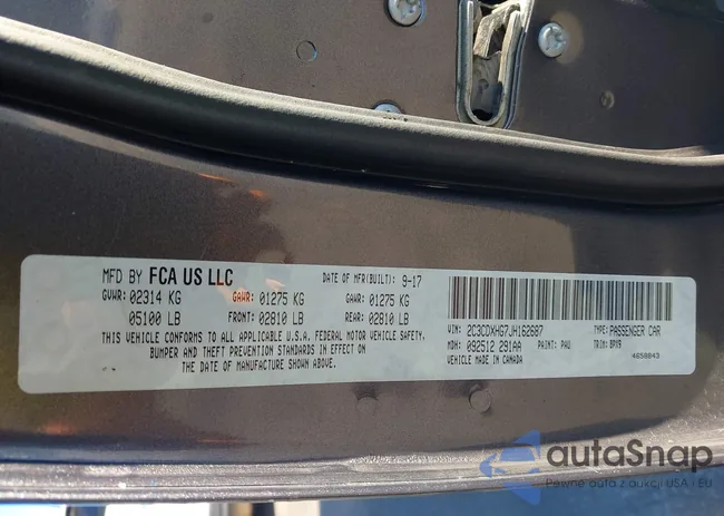 2C3CDXHG7JH162687: 43806261