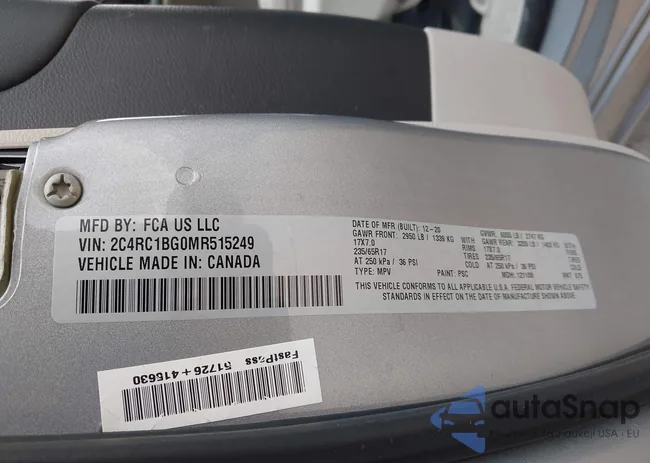 2C4RC1BG0MR515249: 43806279