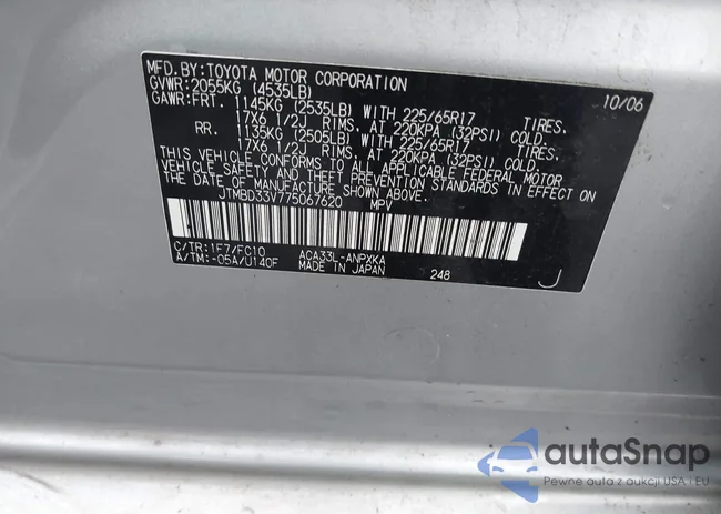 JTMBD33V775067620: 43805613