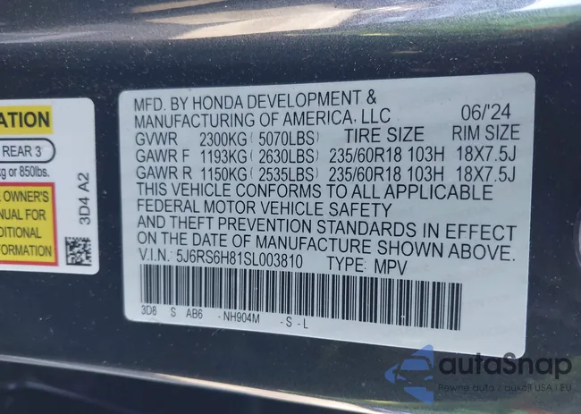 5J6RS6H81SL003810: 43805691