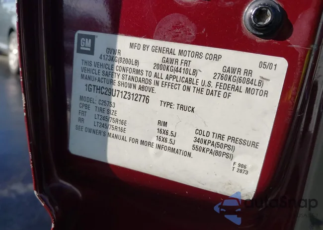 1GTHC29U71Z312776: 43806977