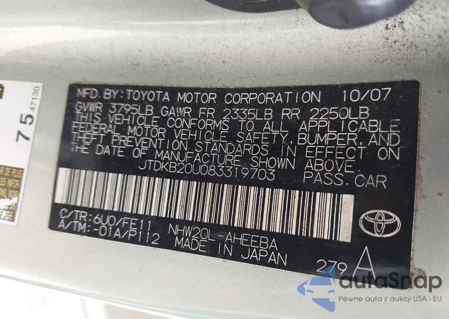 JTDKB20U083319703: 43807035