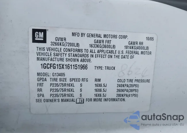 1GCFG15X161151966: 43807113