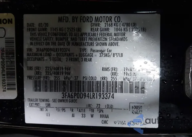 3FA6P0D94LR193374: 43807206