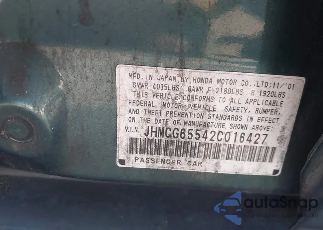 JHMCG65542C016427: 43807292