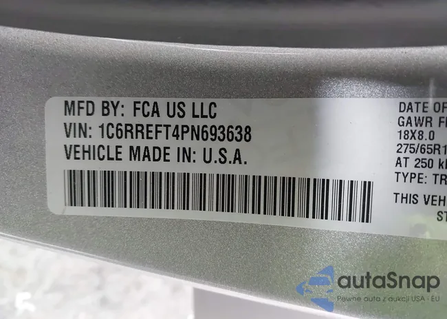 1C6RREFT4PN693638: 43807302